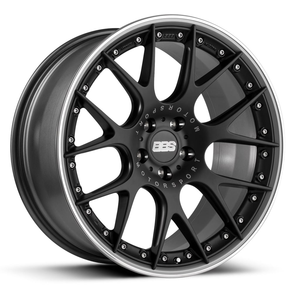 CH-R II - Satin Black with Titanium Rim & Stainless Rim Protector