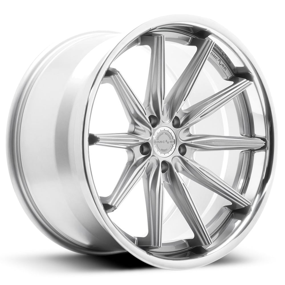 CVR8 - Titanium Silver with Brushed Face & Stainless Lip