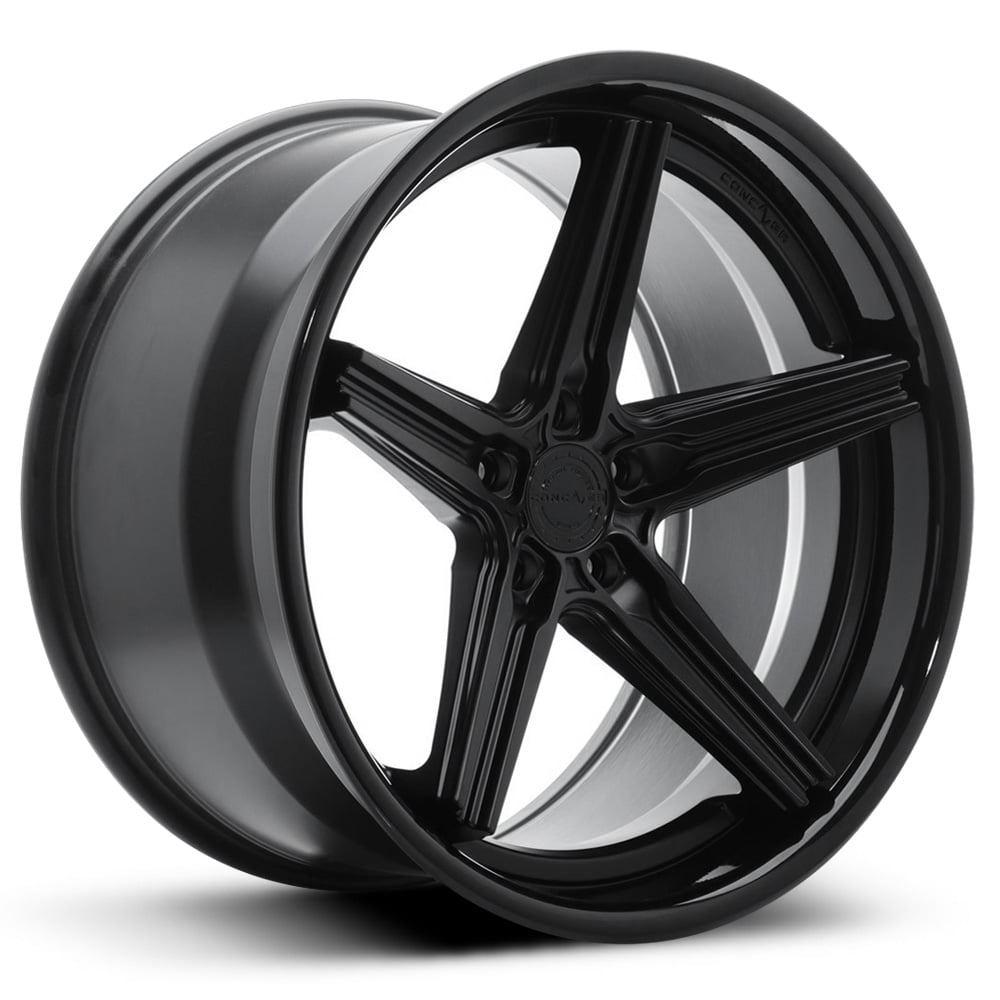 CVR9 - Matt Black with Gloss Stainless Lip