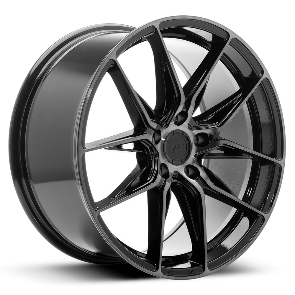 JR44 - Gloss Black with Dark Tinted Brushed Face