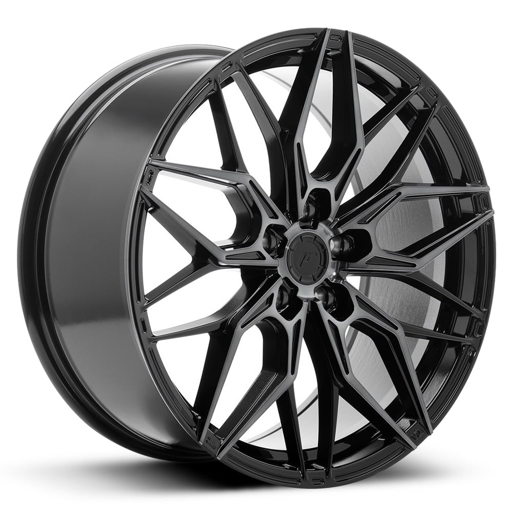 JR46 - Gloss Black with Dark Tint Polished Face