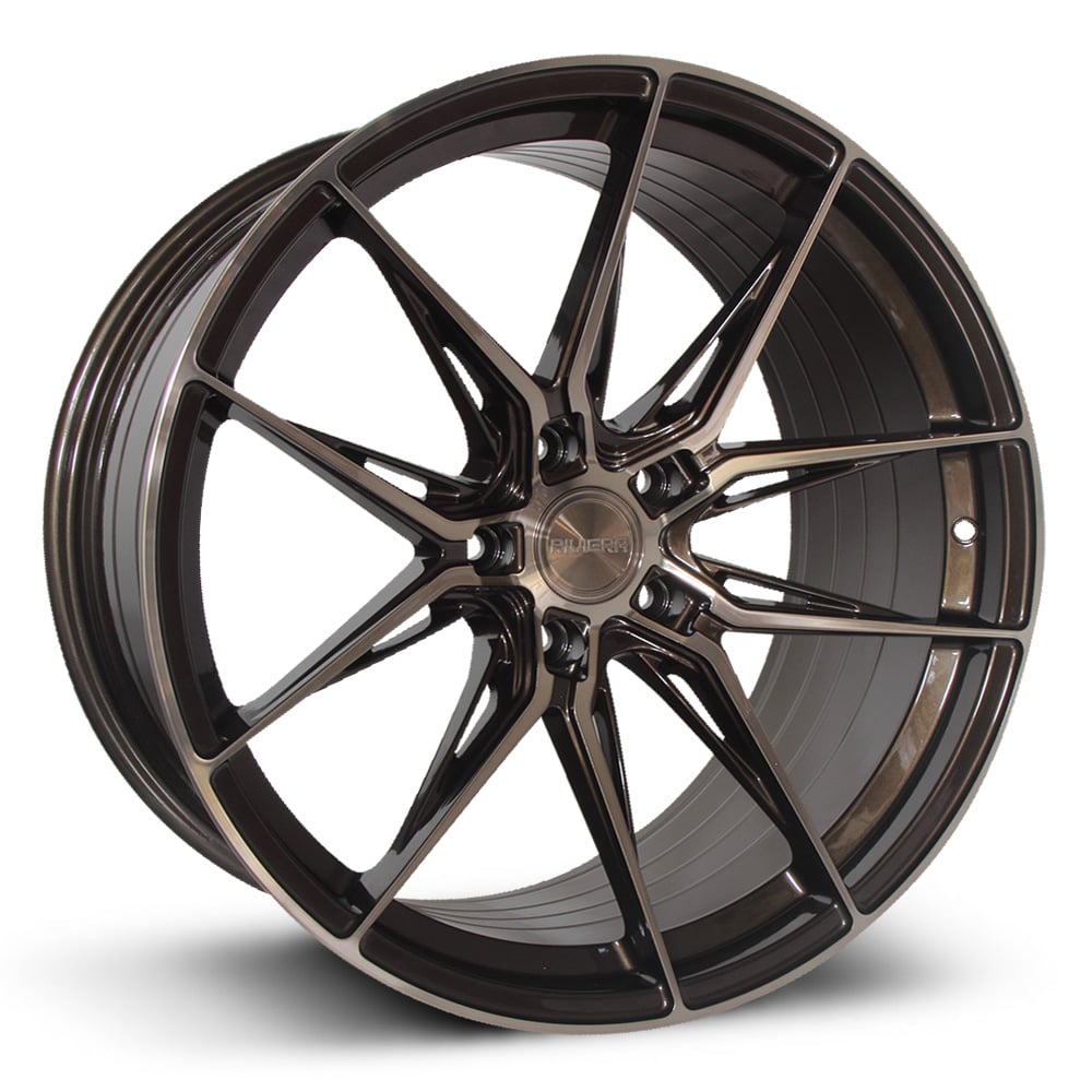 RF107 - Gloss Black with Bronze Tint Polished Face