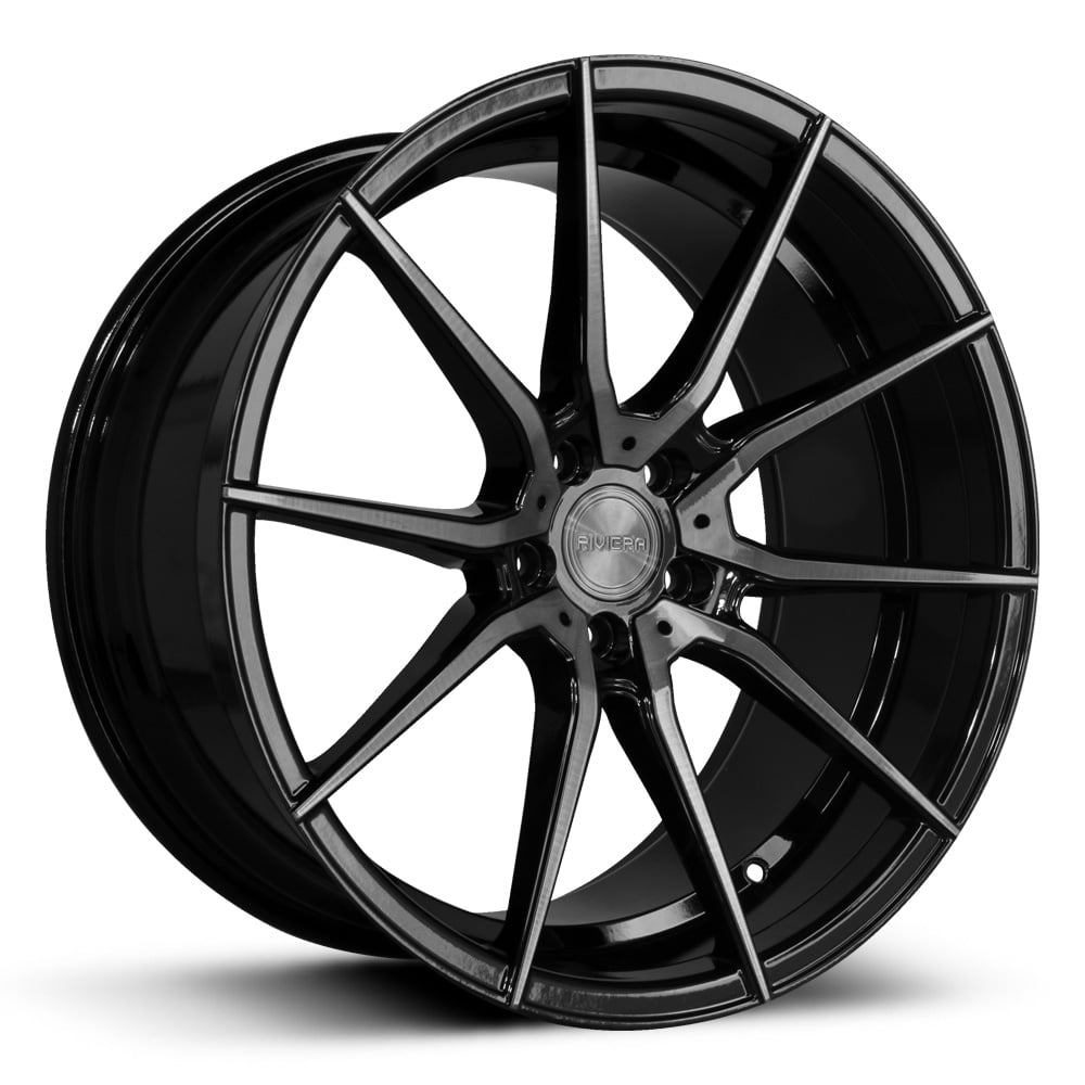 RV193 - Gloss Black with Dark Tint Polished Face