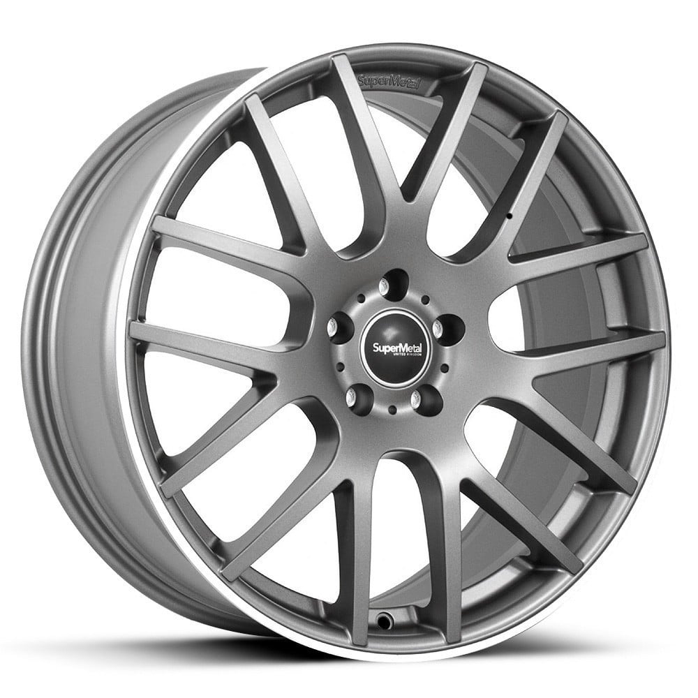 Trident - Matt Grey with Polished Rim