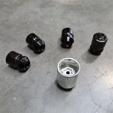 Locking Wheel Nut (Set of 4) - Black