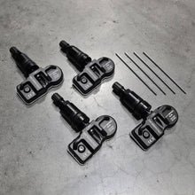 TPMS (Pre-Programmed) Bluetooth Sensors with Valves (Set of 4) - Black