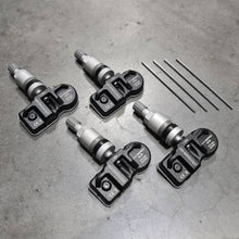 TPMS (Pre-Programmed) Bluetooth Sensors with Valves (Set of 4) - Silver