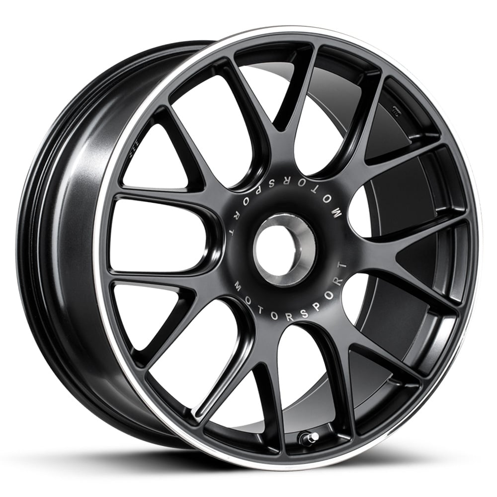 CH-R (Centre-Lock) - Satin Black with Stainless Rim Protector