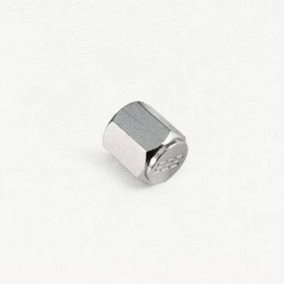 Valve Cap w/ Embossed BBS Logo (Set of 4) - Stainless Steel
