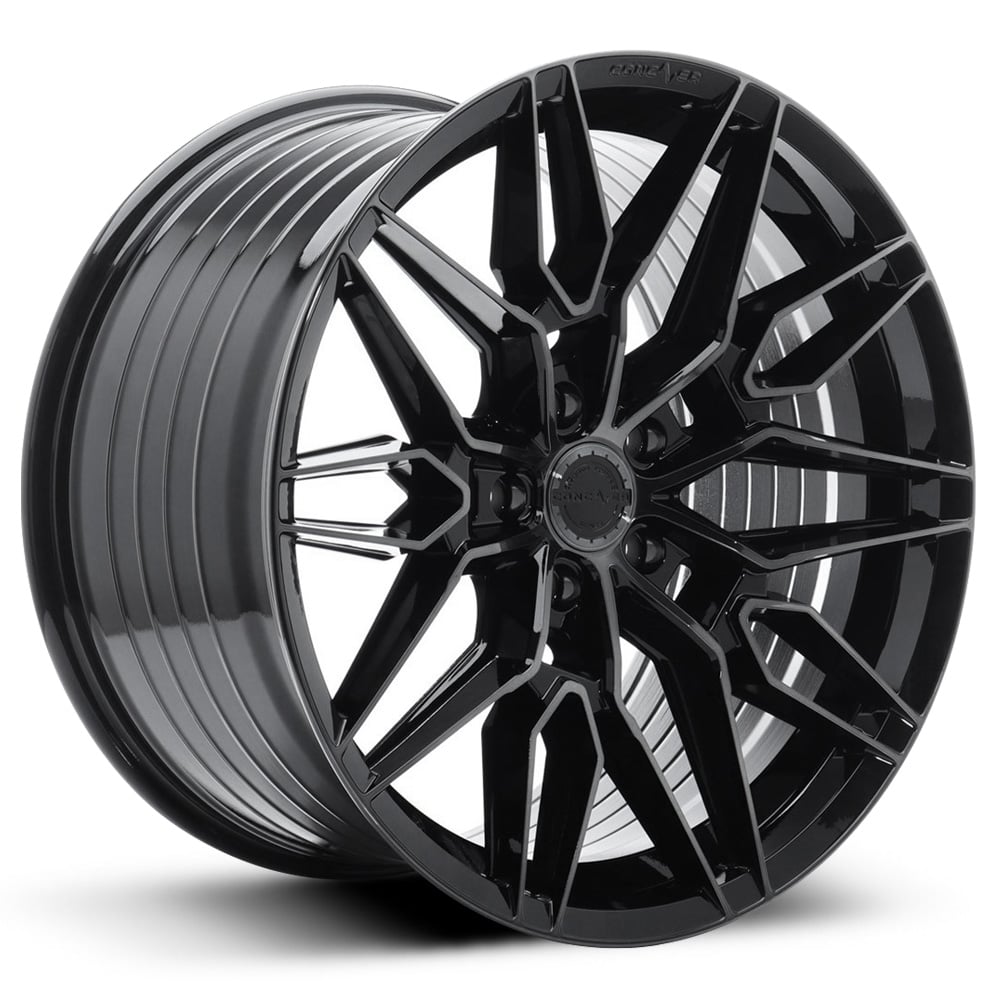 CVR6 - Gloss Black with Dark Tinted Brushed Face (Double Tinted)