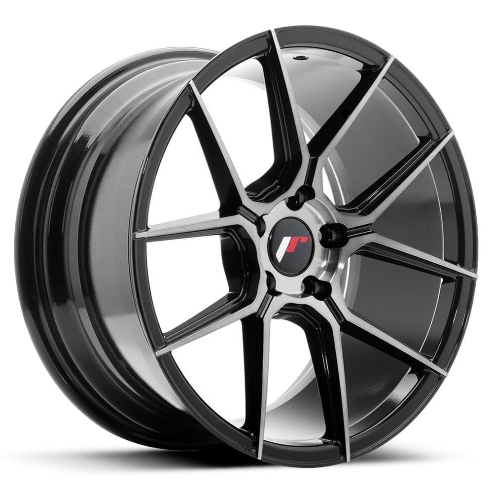 JR30 - Gloss Black with Dark Tinted Brushed Face
