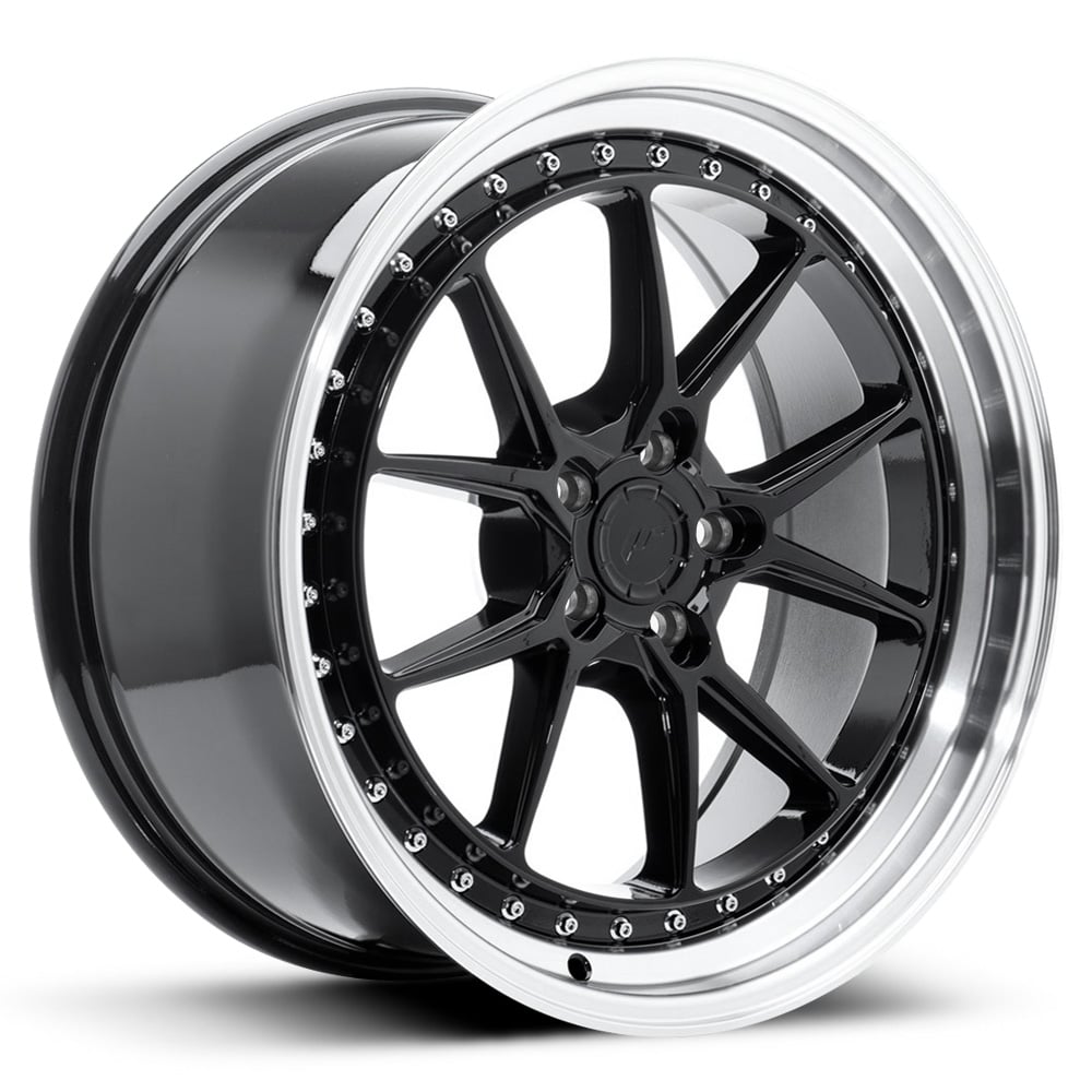 JR39 - Gloss Black with Polished Lip