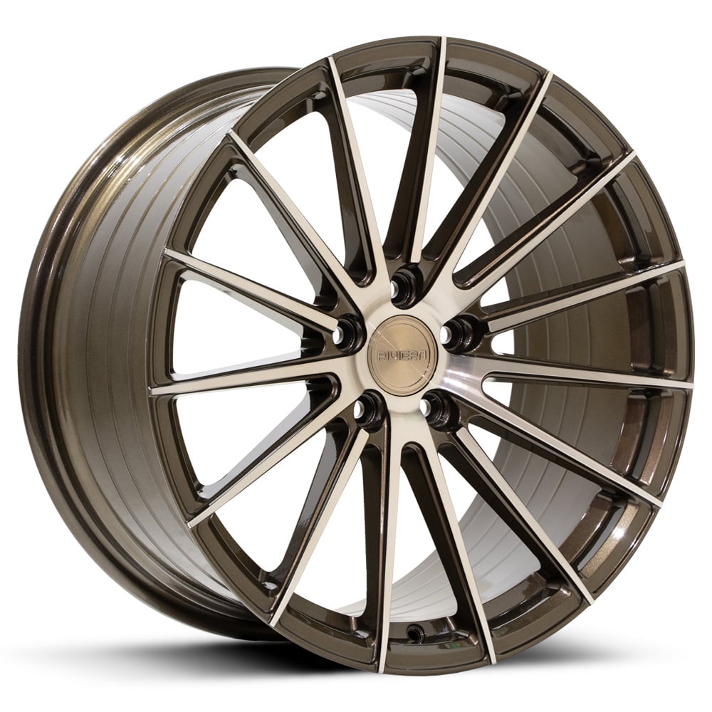 RF105 - Gloss Black with Bronze Tint Polished Face