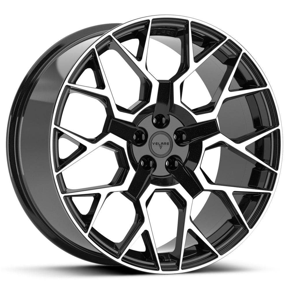 VLR02 - Gloss Diamond Black with Polished Face
