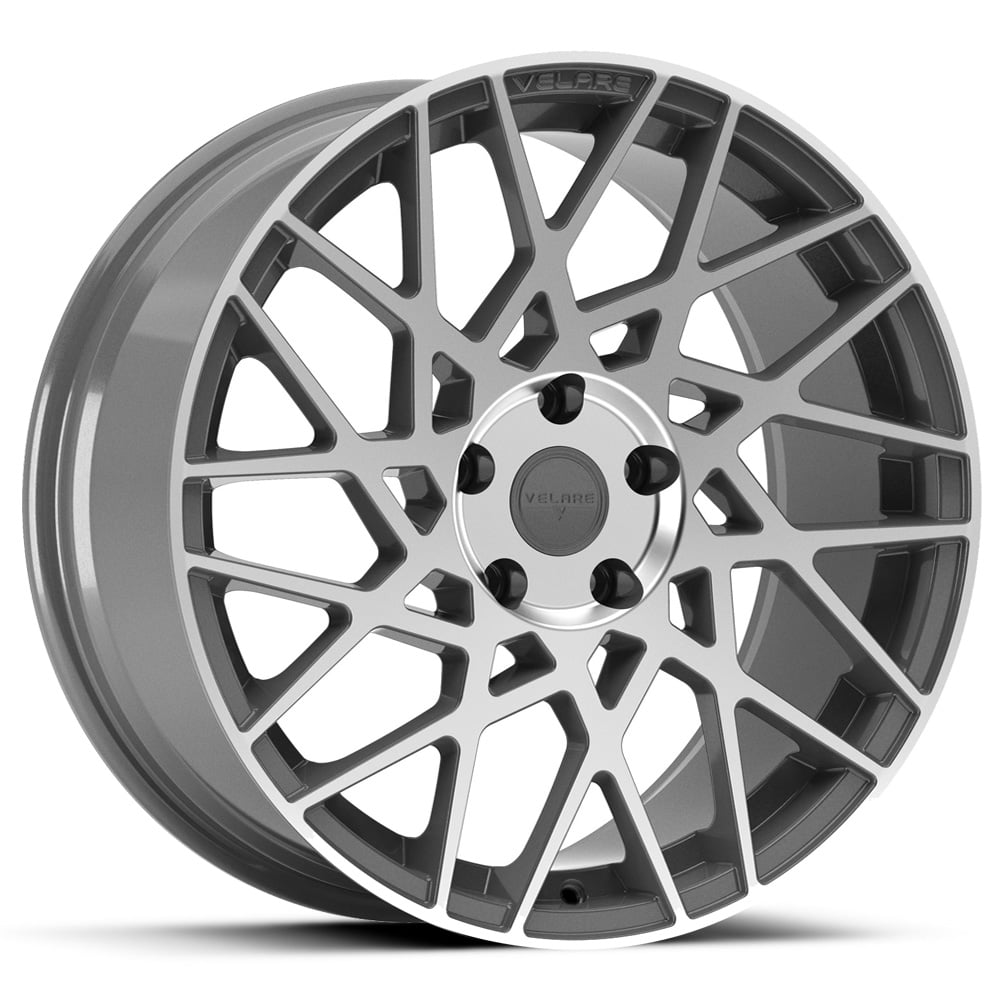 VLR02 - Gloss Platinum Grey with Polished Face
